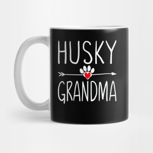 Husky Grandma T Shirt Womens Funny Dog Lover Mug